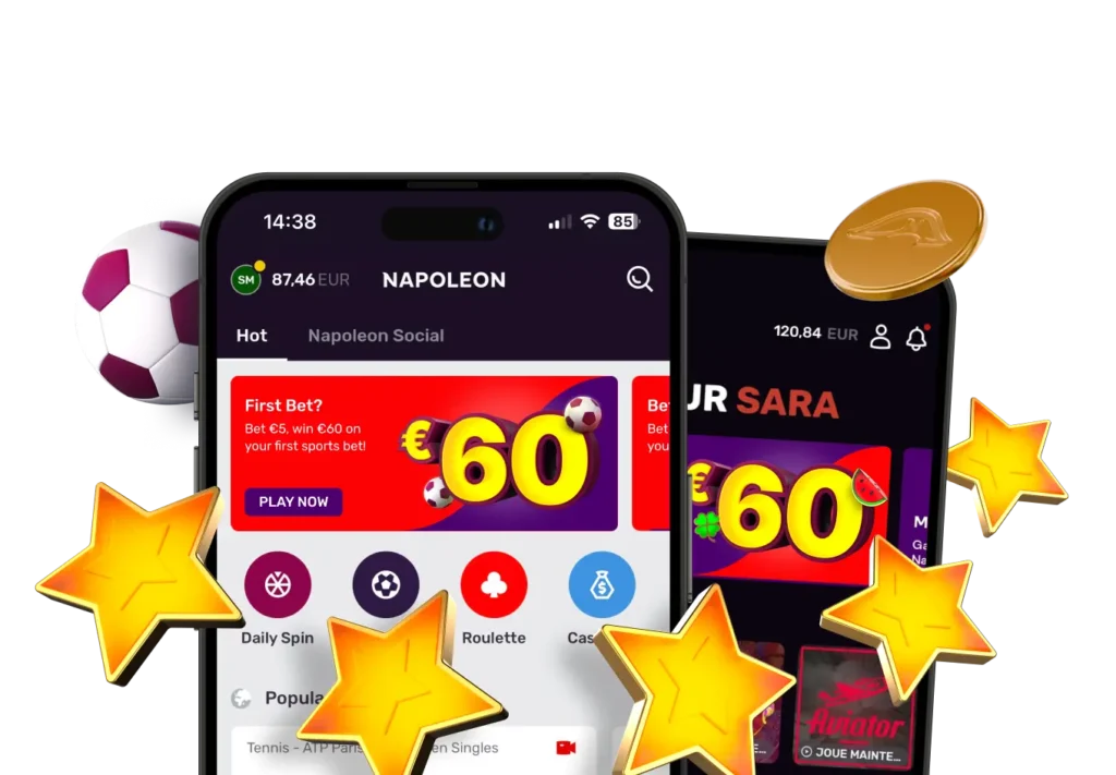 mobile et application de napoleon casino