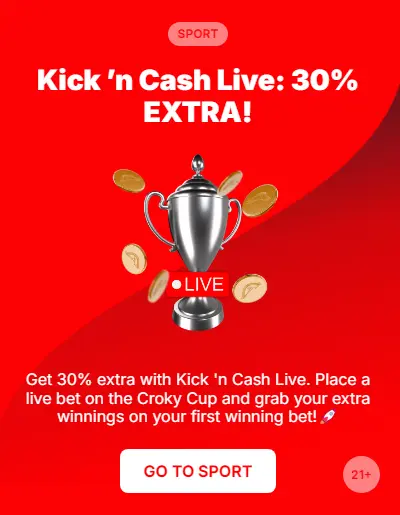 Kick`n Cash live promotions de Napoleon casino