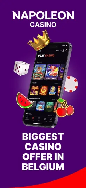 Bonus de l'application mobile de Napoleon casino